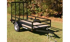 Master Flow - Model LT 48, LT410, LT 58, LT510 - Landscape Tubular Steel Trailers