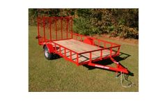 Master Tow - Model UT6410A, UT6412A, UT6414AT, UT6416AT - Utility Angle Iron Trailers