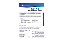 XC-40 Source Sampling Console Flyer