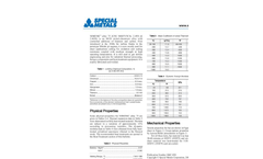 Nimonic - Model 75 - High Performance Alloys Brochure