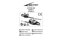 Active - Model 24/7 - Hedge Trimmer -  Manual