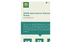 Amar Agricultural Machinery Group- Brochure