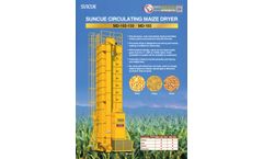 Suncue - Model MD-165 - Circulating Maize Dryer - Brochure