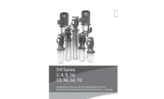 Model Svi - Submersible Vertical Electric Pump Brochure
