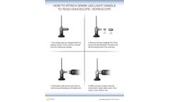Fiberscope - Model Spark - Borescope Light Handle - Manual