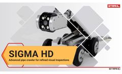Fiberscope - Model SIGMA 200 HD - Advanced Pipe Crawler for Refined Visual Inspections - Brochure