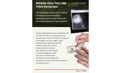 Fiberscope - Micron USB Micro Video Borescope - Brochure