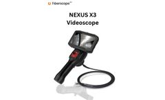 Fiberscope - Model Nexus X3 - Video Borescope- Brochure