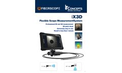 Fiberscope - Model iX 3D - Stereo Measurement Video Borescope - Brochure