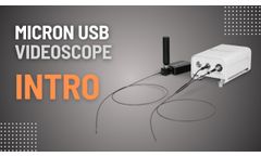 USB Micro Borescope with Embedded LED, USB, HDMI and Tablet Intro - Video