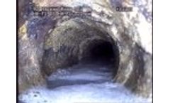 Pipe Inspection Crawler STORMER S3000 - Live Footage Video