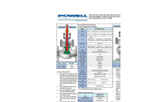Model API 600 - Cast Steel Non-Return Valves - Brochure