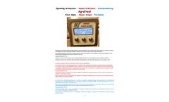 Frost Alarm Agrofrost 2018 - Manual