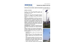 Enereco - Photovoltaics Street Lamps for Decorative & Public Lighting Datasheet