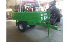 Pupin Rimorchi - Model 15M - Free Axle Tipper Trailer