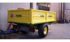 Pupin-Rimorchi - Model M15 - Single-Axis Trailer