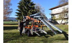 PIUMA - Model 4WD - HILL - Fruit Harvester With Conveyors for Hilly Orchards