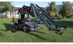PIUMA - Model 4WD PG - Pomegranate Harvester With Conveyors for Flat Orchards