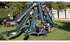 PIUMA - Model PIUMA 4WD PG - HILL - Pomegranate Harvester With Conveyors for Hilly Orchards