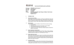 EnerGenius - Model IQ - Dual Microprocessor Rectifier / Battery Charger - Technical Specifications