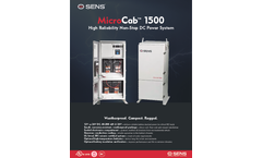 SENS MicroCab - Model 1500 - Modular Outdoor DC Power System / DC UPS - Datasheet
