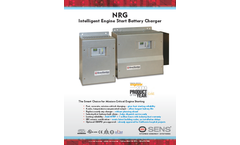 SENS - Model NRG - Intelligent Engine Start Battery Charger - Datasheet