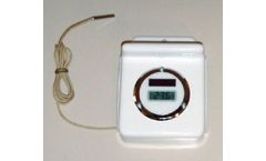 Turoni - Model 42530 - Wall Mounted Digital Thermometer ø75 mm
