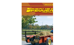 Pequea - Model 175 P - Box Manure Spreaders Brochure