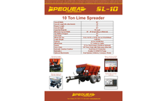 Pequea - Model SL10 - Highest Capacity Lime Spreader Brochure