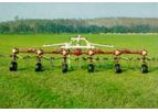 Mainardi - Model 540 - Hay Spreader/Turner with 6 Spindles and 6 Arms