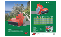 Lipa - Model TLBE - Hydraulic Mulching Head - Brochure