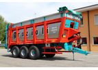 Grazioli - Model GENIUS BS 340/3 Series - Manure Spreader Trailer