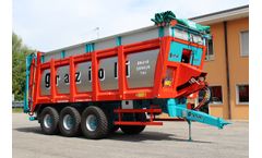 Grazioli - Model GENIUS BS 340/3 Series - Manure Spreader Trailer