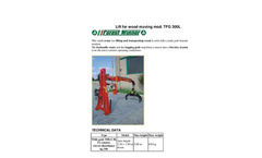 Tecnomeccanica - Model TFG 300L - Lift for Wood Moving Brochure