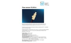 IST AG - Model FS.DS.A - Flow Sensor - Brochure