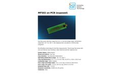 IST AG - Model MFS02 on PCB (Exposed) - Gas Flow Sensor - Brochure