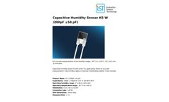 IST AG - Model K5-W (200pF 50 pF) - Capacitive Humidity Sensor  - Brochure