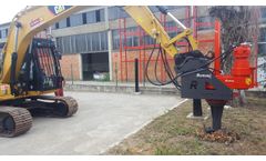 Rotor - Model Hydro 9/16 - Hydraulic Stump Grinder Machine