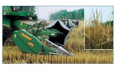 Cressoni CRXRice - Rice Harvesting Folding Grain Platforms System