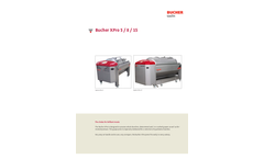 Bucher - Model XPro - Grape-Presses - Brochure