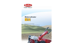 Barbieri - Model RED - Walking Tractor - Brochure
