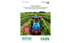 Model TRM-VORTEX - EIMA 2022 - Multifunction Leaf-Remover Sprayer - Brochure
