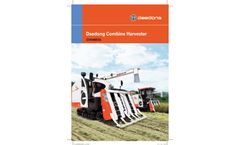 Daedong DXM85G Combine Harvester Brochure