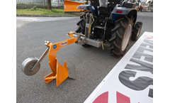 Deleks - Model DP-20 - Single Furrow Plough with Gauge Wheel for Tractors