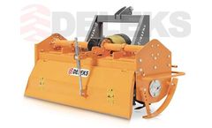 Deleks - Model DFH-135 - Rotavator Tiller for Heavy Tractors, Crawler Tractors