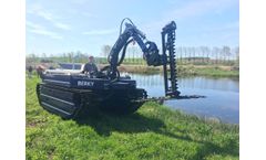 Berky - Model NEREUS 240 AMPHI - Amphibious mowing, dredging boat