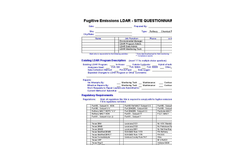 LDAR Site Questionnaire
