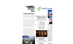  2015 LeakDAS Conference and Training Brochure