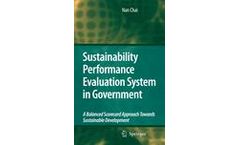 Sustainability Performance Evaluation System in Government