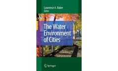 The Water Environment of Cities